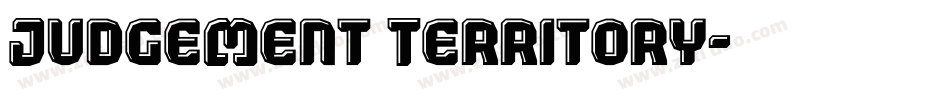 Judgement Territory字体转换